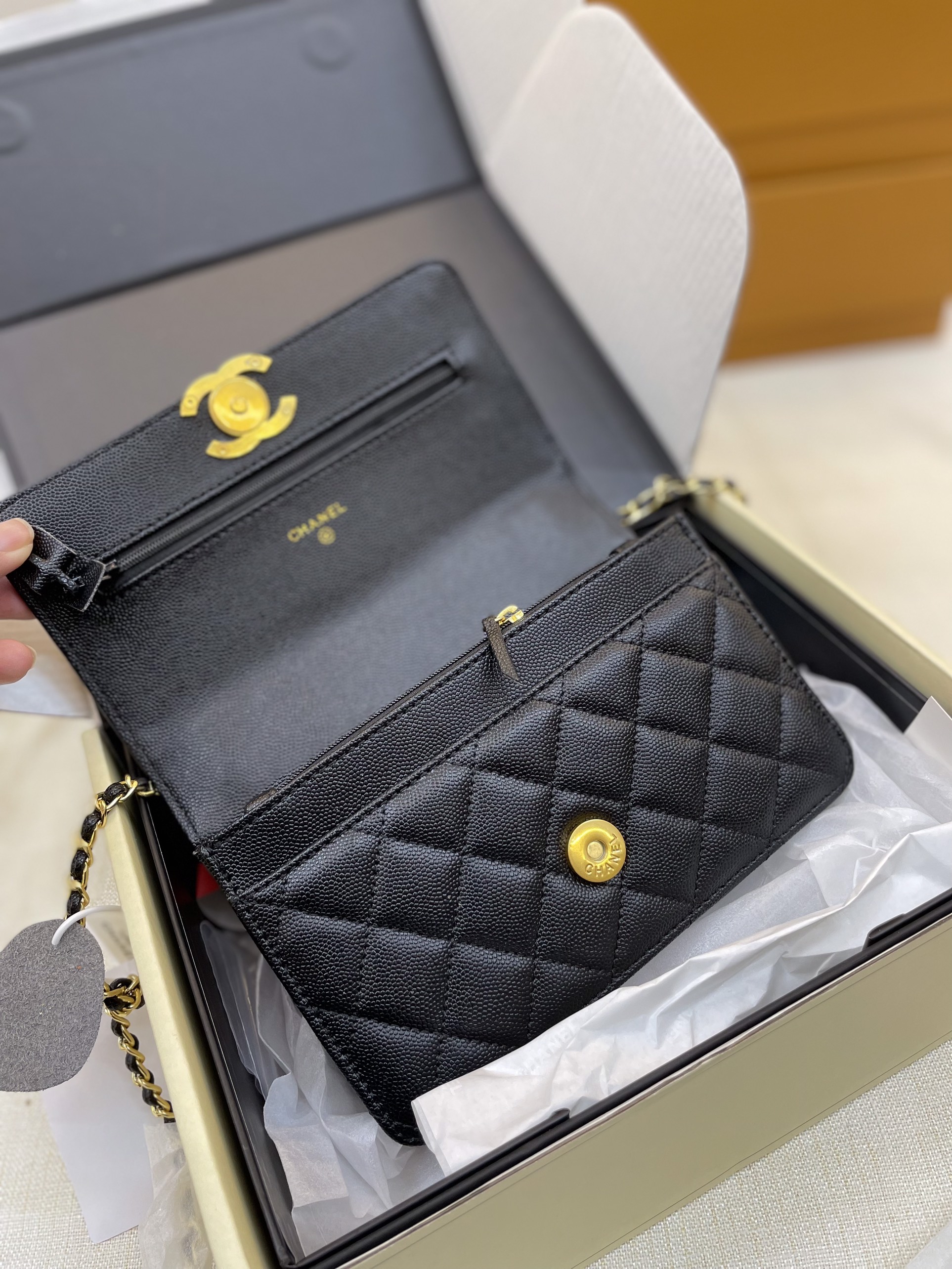 Túi Xách Chanel Classic Super Flap Bag Màu Đen Size 25cm